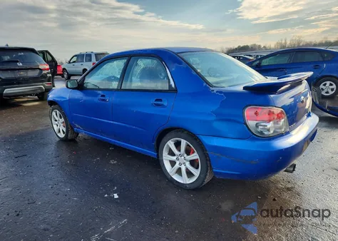 2006 Subaru Impreza Wrx из США, поврежденный, VIN JF1GD79656G503287